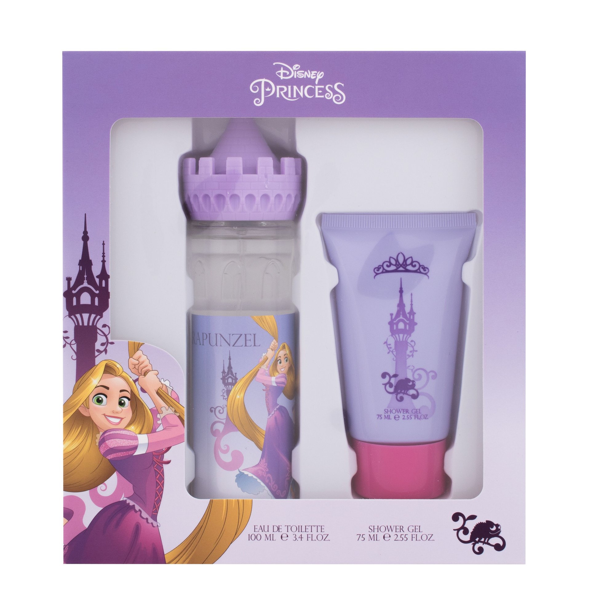 Disney Princess Rapunzel 100ml Edt 100 ml + Shower Gel 75 ml Kvepalai Vaikams EDT Rinkinys