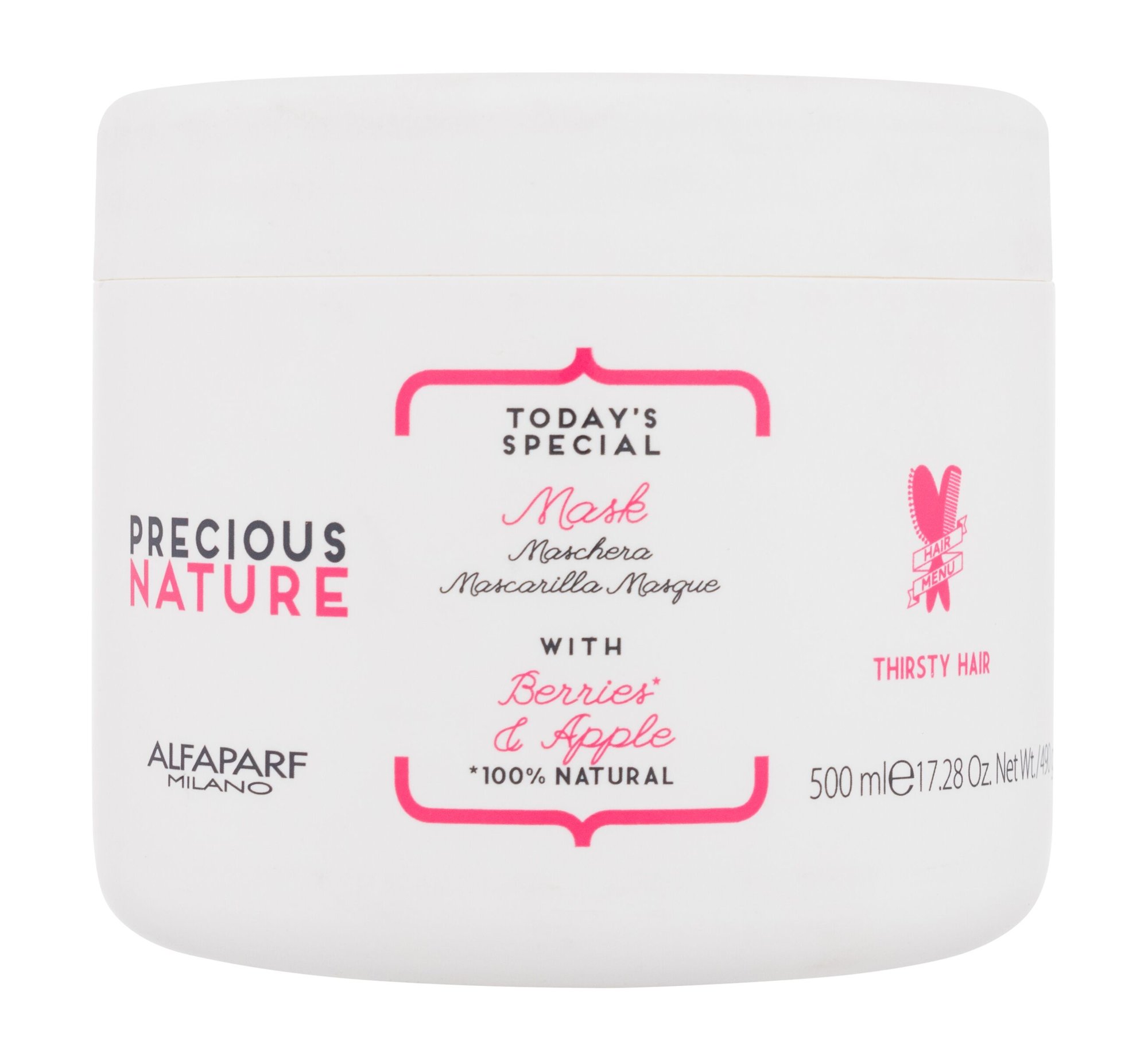 AlfaParf Milano Precious Nature Mask Berries & Apple plaukų kaukė