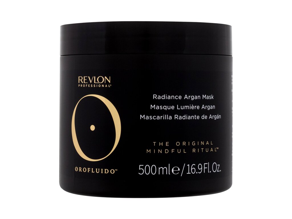 Revlon Professional Orofluido Radiance Argan Mask 500ml plaukų kaukė (Pažeista pakuotė)
