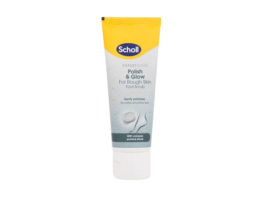 Scholl Expert Care Polish & Glow Foot Scrub 75ml Kojų kremas