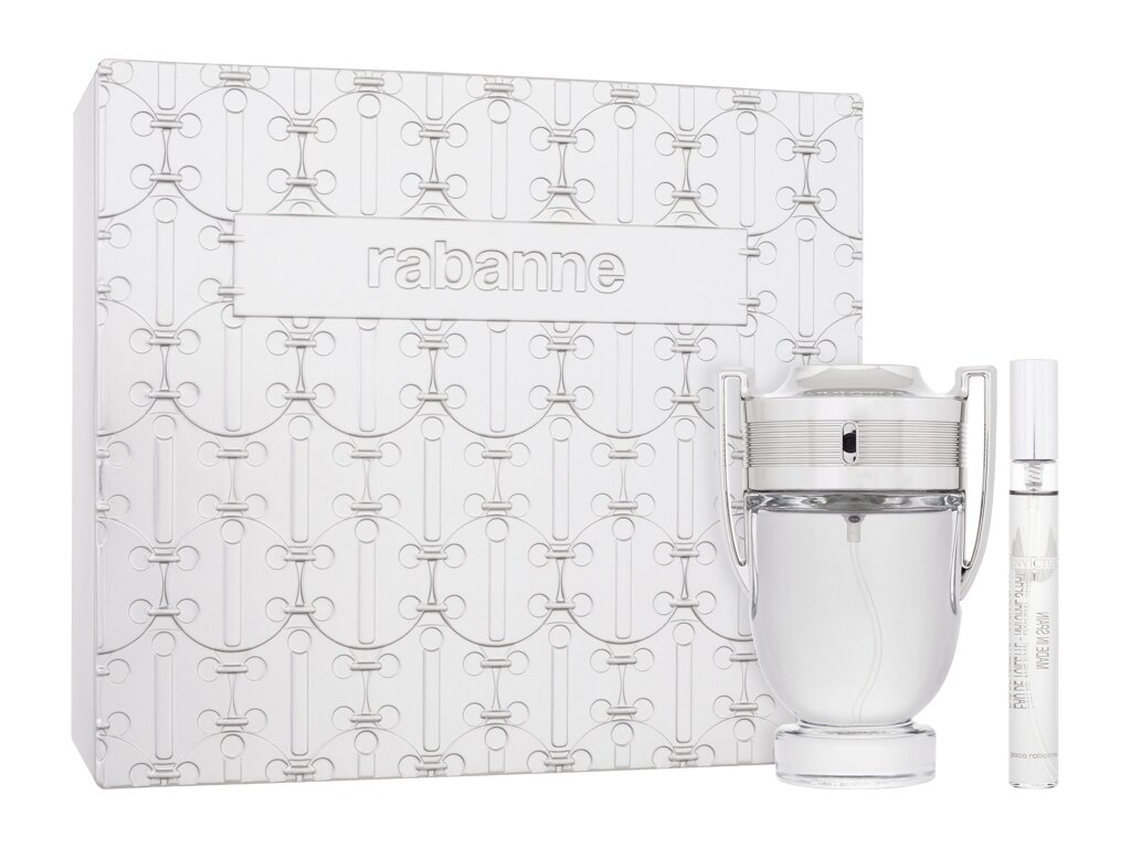 Rabanne Invictus Eau De Toilette 100 ml Edt 100 ml + Edt 10 ml Set
