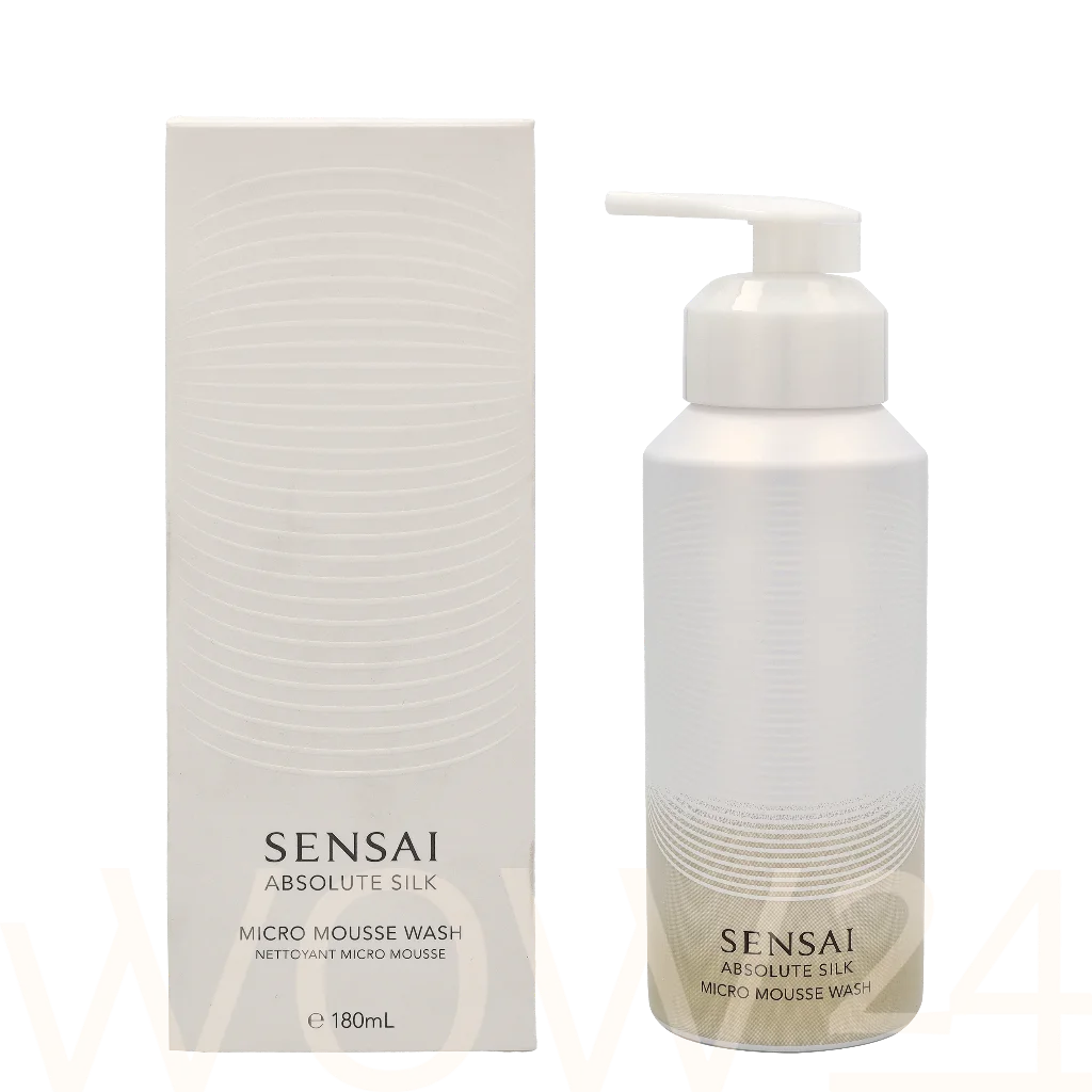 Sensai Sensai Absolute Silk Micro Mousse Wash 180 ml makiažo valiklis