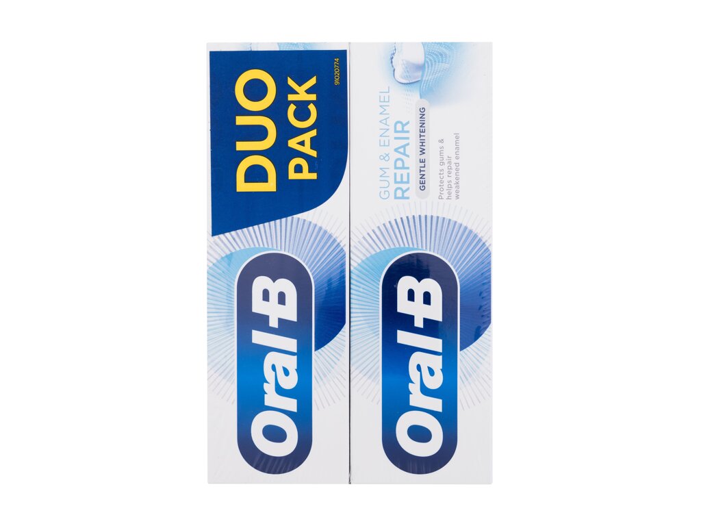 ORAL-B Gum & Enamel Repair Gentle Whitening 2x75ml dantų pasta (Pažeista pakuotė)