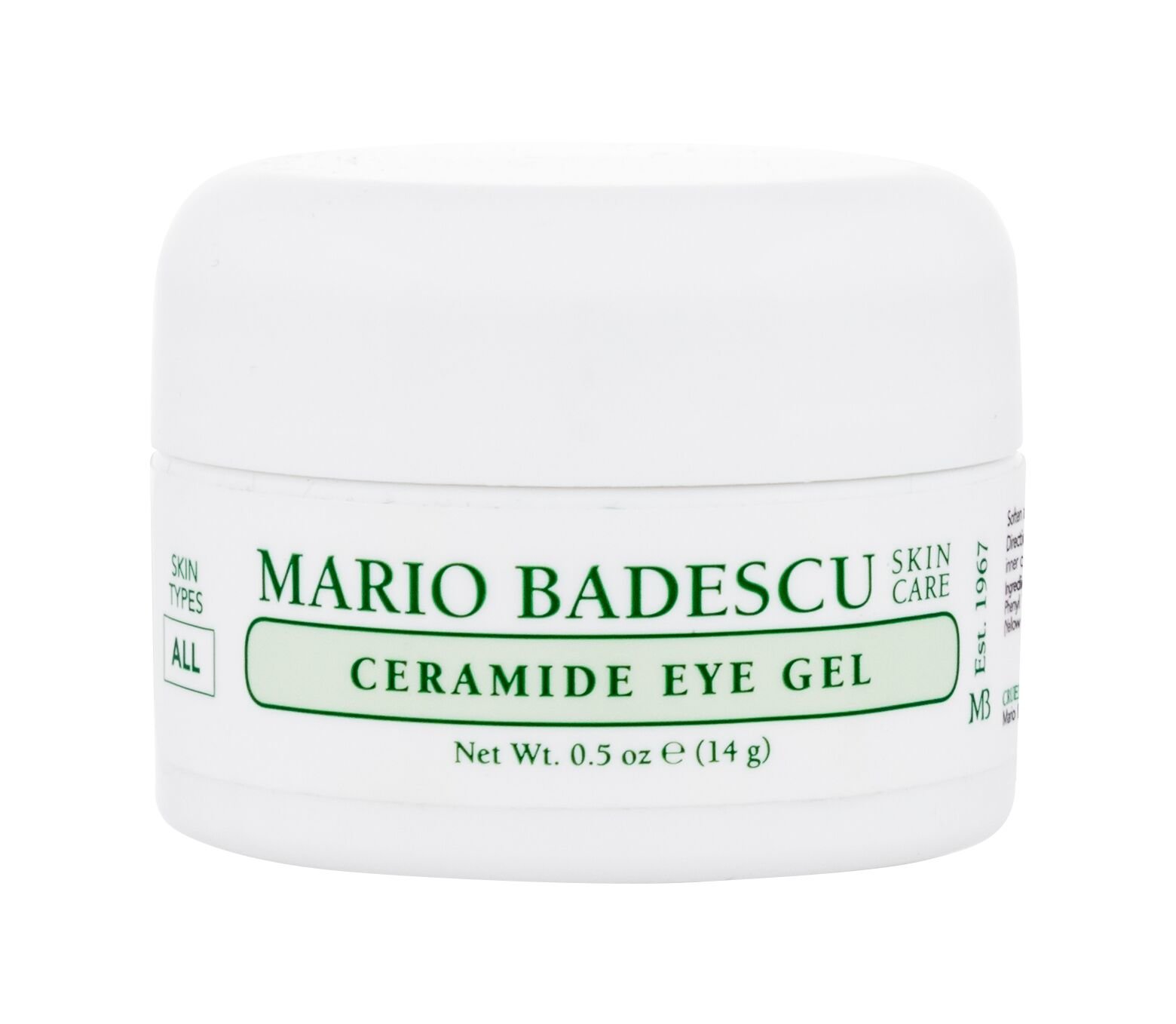Mario Badescu Ceramide Eye Gel 14g paakių gelis (Pažeista pakuotė)