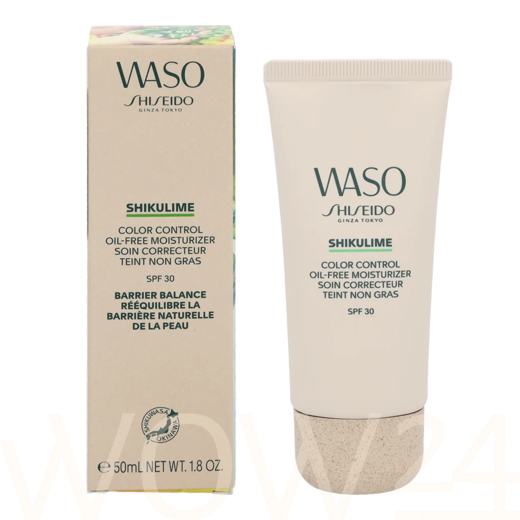 Shiseido Shiseido WASO Shikulime Color Control Moisturizer SPF30 50 ml natūrali veido odos priežiūros priemonė