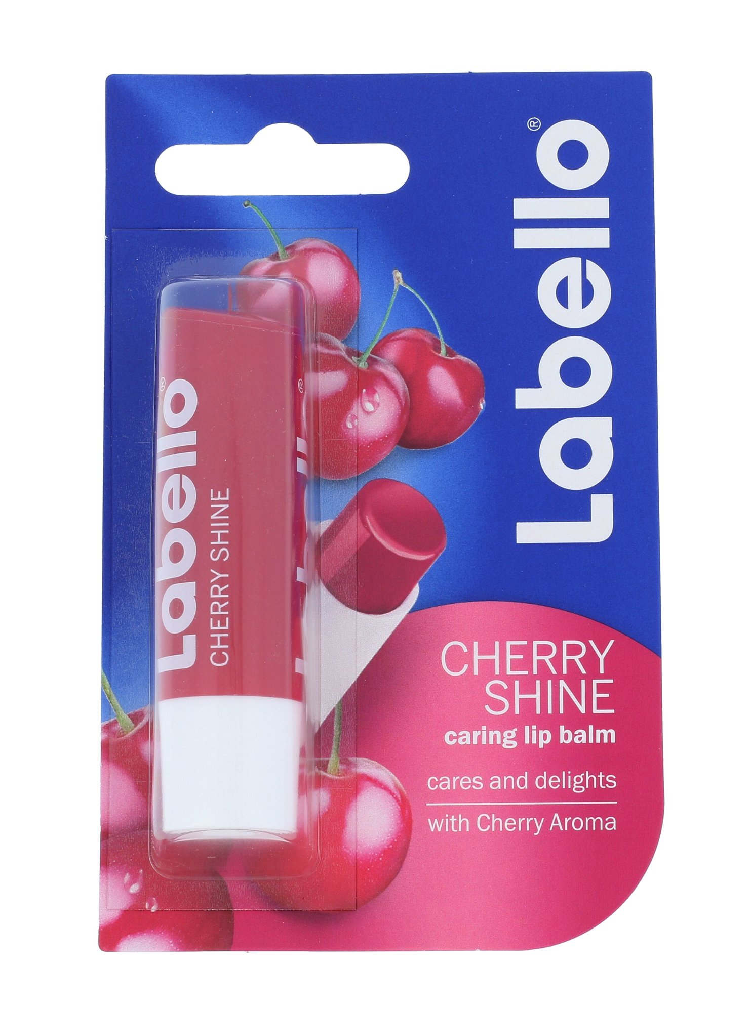 Labello Cherry Shine 5,5ml lūpų balzamas (Pažeista pakuotė)