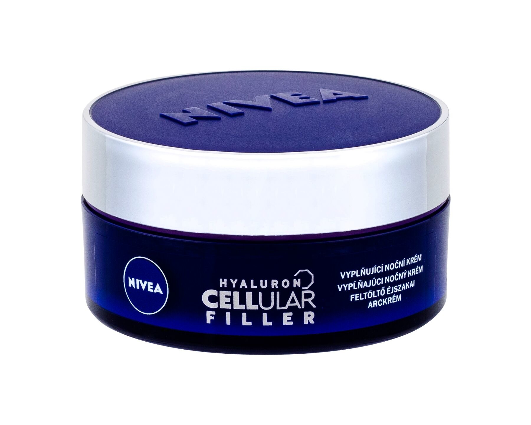 Nivea Hyaluron CELLular Filler + Firming 50ml naktinis kremas (Pažeista pakuotė)