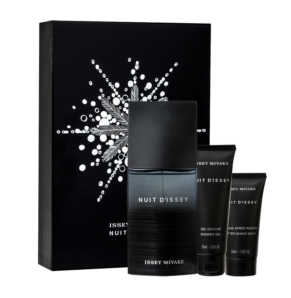 Issey Miyake Nuit d´Issey 125ml Edt 125ml + 75ml shower gel + 50ml after shave balm Kvepalai Vyrams EDT Rinkinys