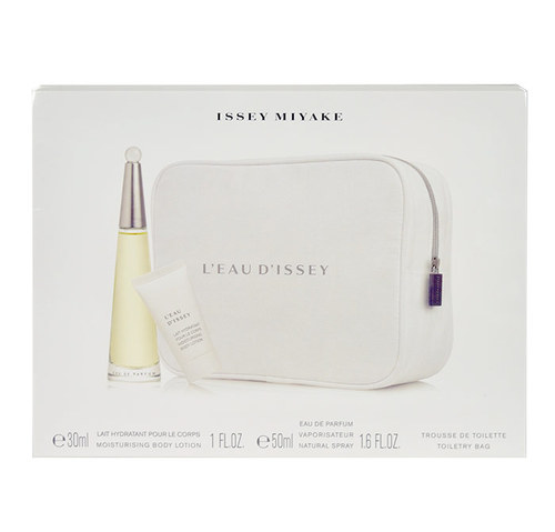 Issey Miyake L´Eau D´Issey 50ml Edp 50ml + 30ml body lotion + cosmetic bag Kvepalai Moterims EDP Rinkinys (Pažeista pakuotė)
