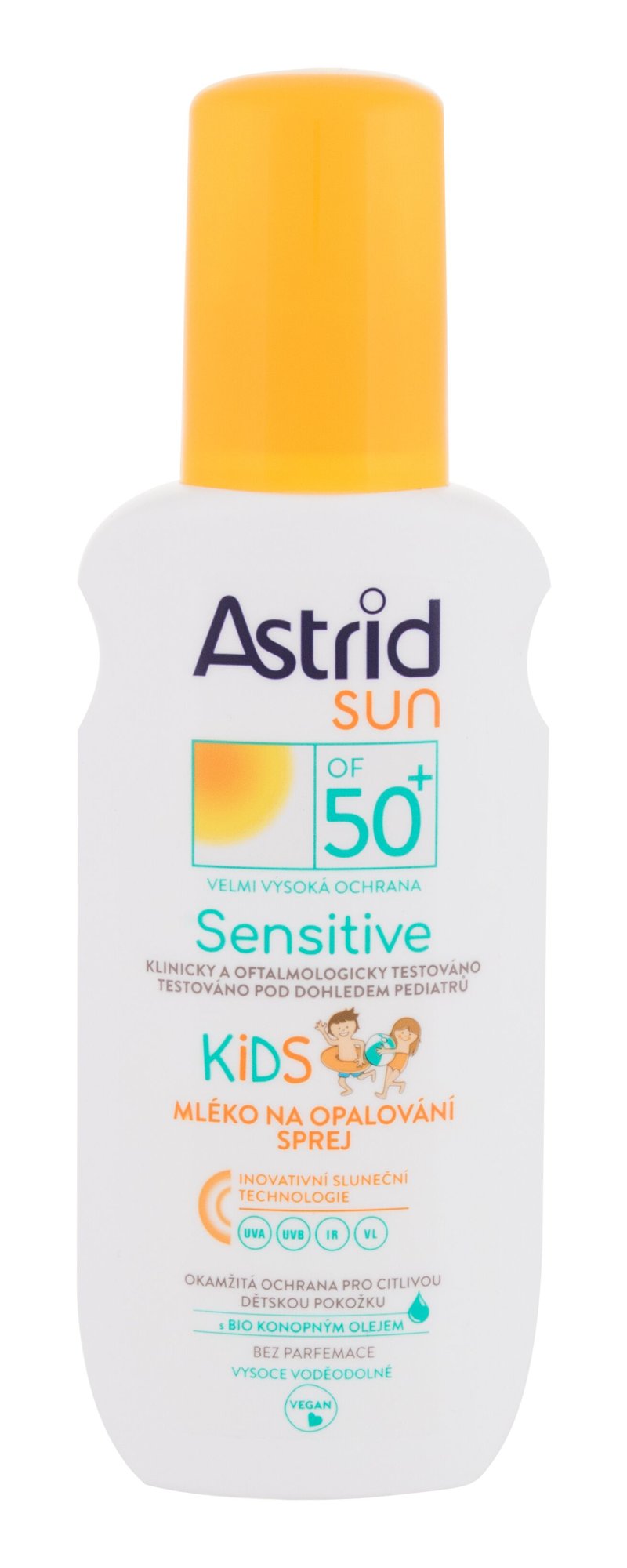Astrid Sun Kids Sensitive Lotion Spray įdegio losjonas