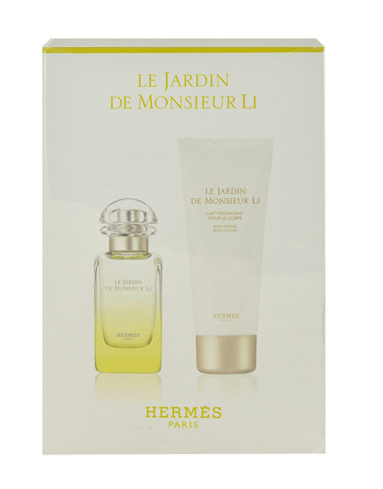 Hermes Le Jardin de Monsieur Li 50ml Edt 50ml + 75ml Body Lotion Kvepalai Unisex EDT Rinkinys