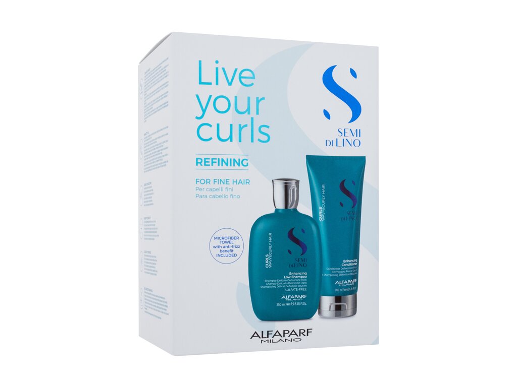 AlfaParf Milano Semi Di Lino Live Your Curls Refining &scaron;ampūnas