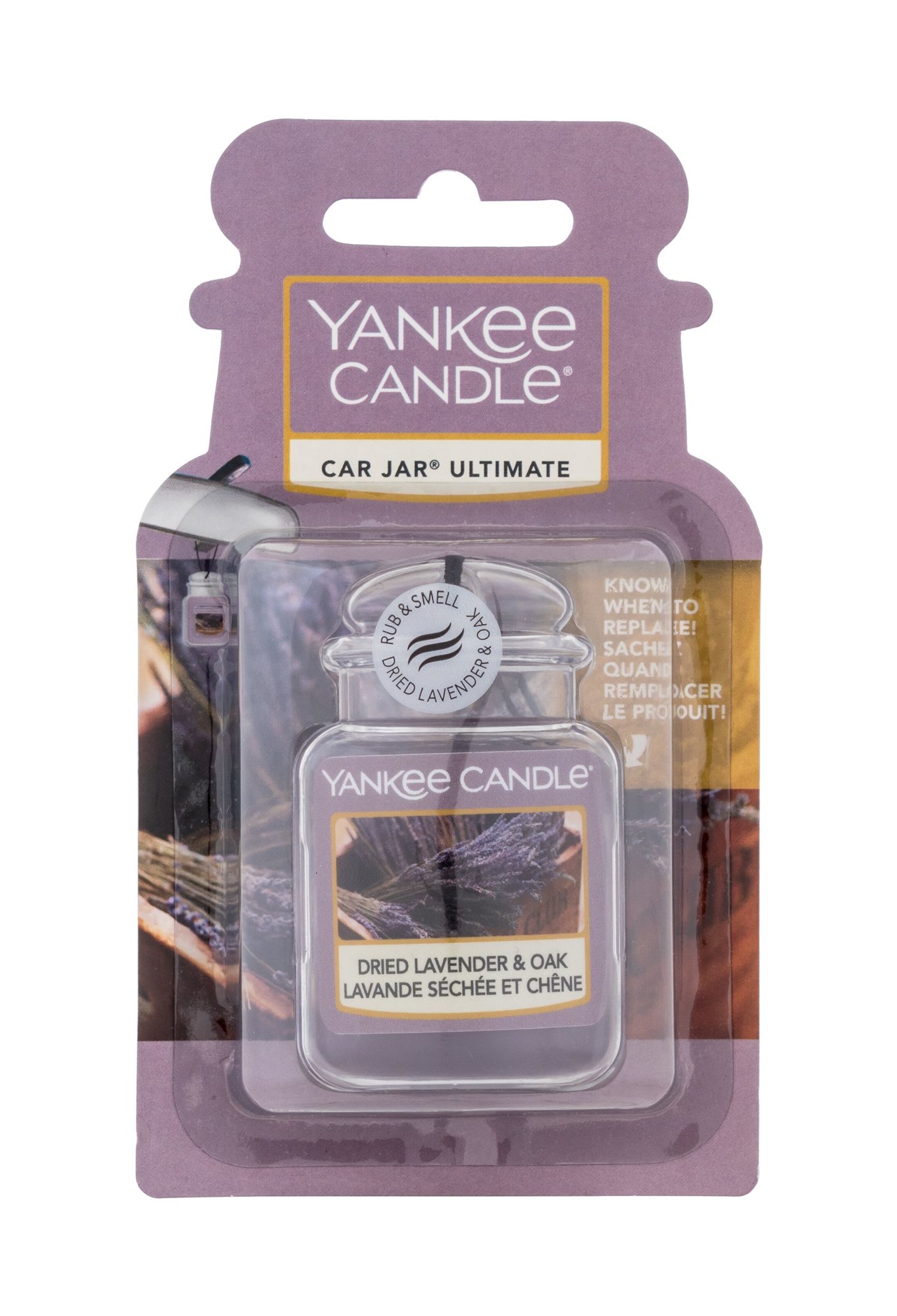Yankee Candle Dried Lavender & Oak Car Jar Kvepalai Unisex