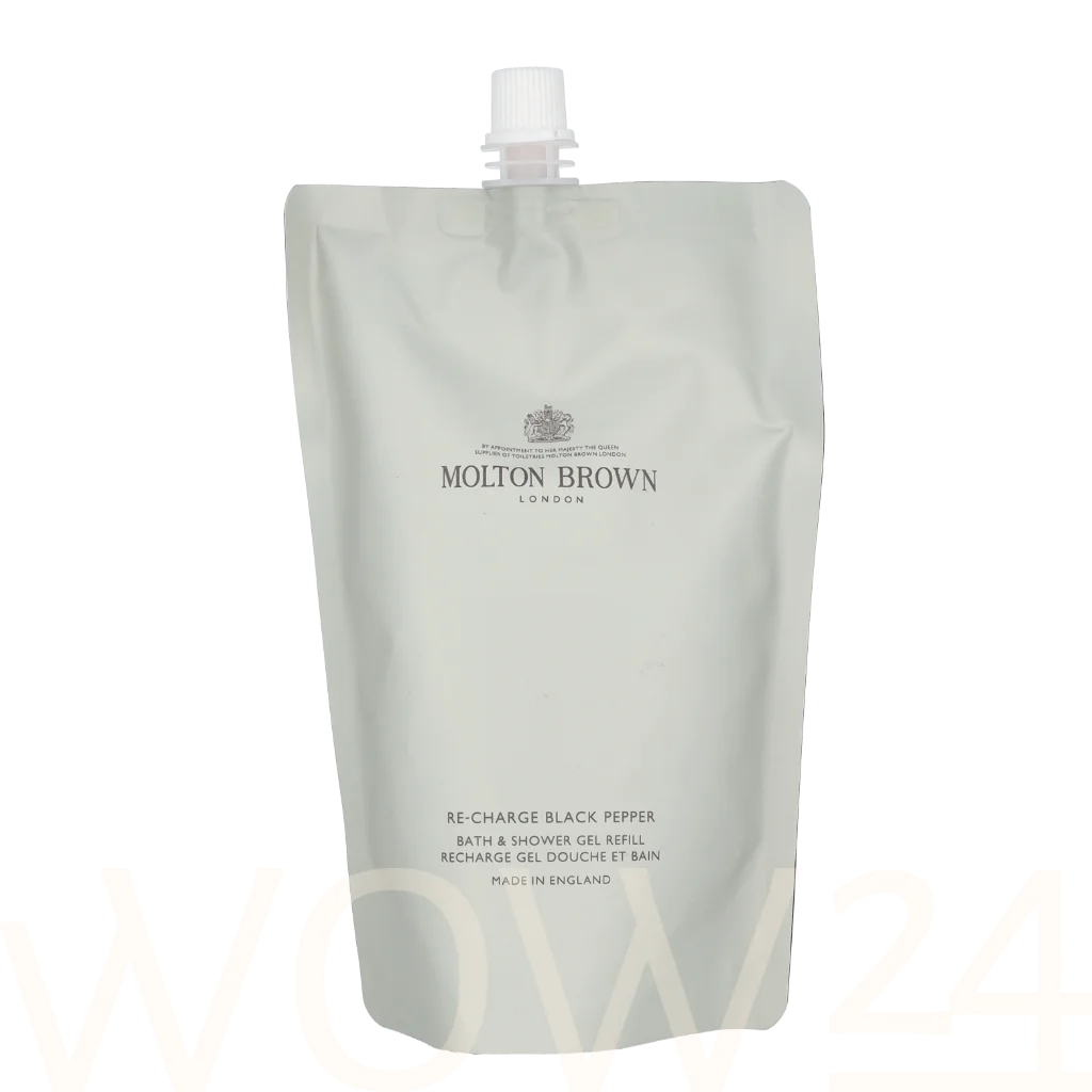 Molton brown Molton Brown Re-Charge Black Pepper Bath & Shower Gel Refill Vonios ir du&scaron;o priemonė Vyrams