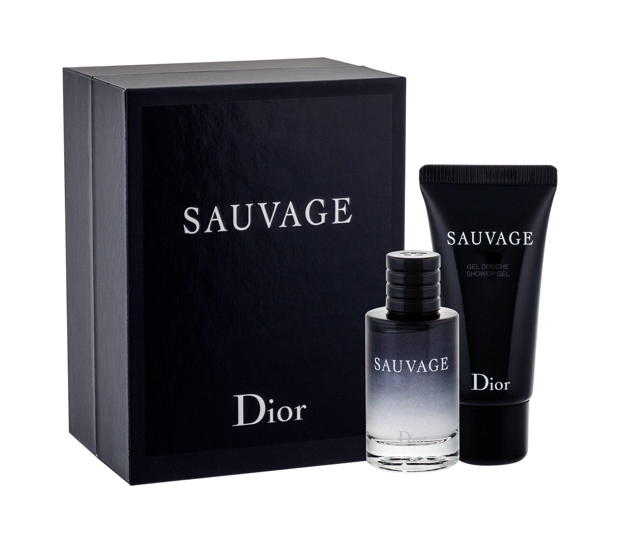 Christian Dior Sauvage 10ml Edt 10 ml + Shower Gel 20 ml kvepalai Vyrams EDT Rinkinys