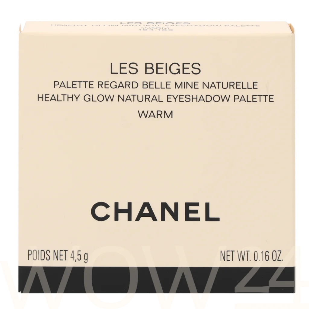  Chanel Les Beiges Healthy Glow Natural Eyeshadow Palette 4.5 g &scaron;e&scaron;ėlių bazė