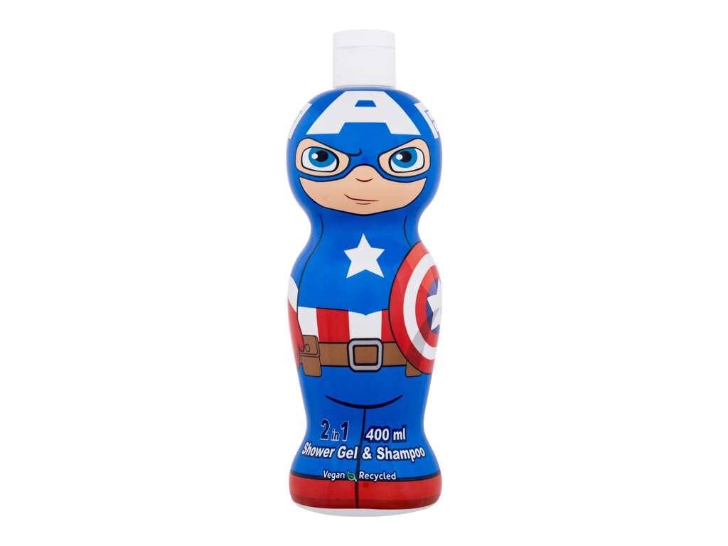 Marvel Avengers Captain America 2in1 Shower Gel & Shampoo dušo želė