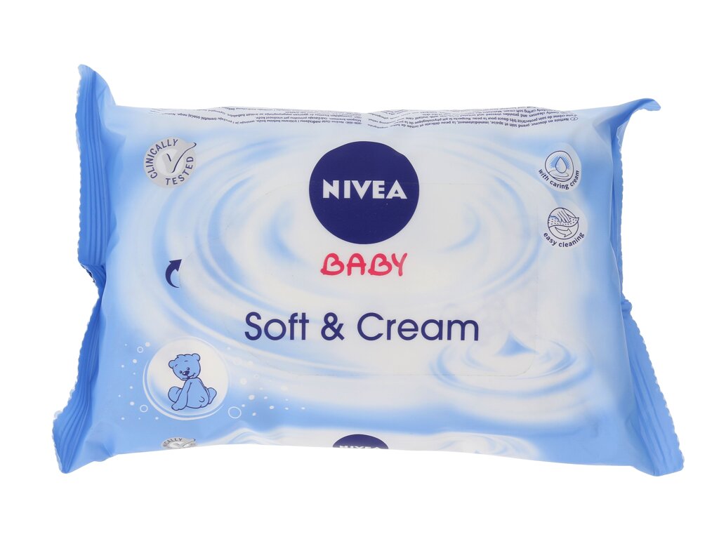 Nivea Baby Soft & Cream drėgnos servetėlės