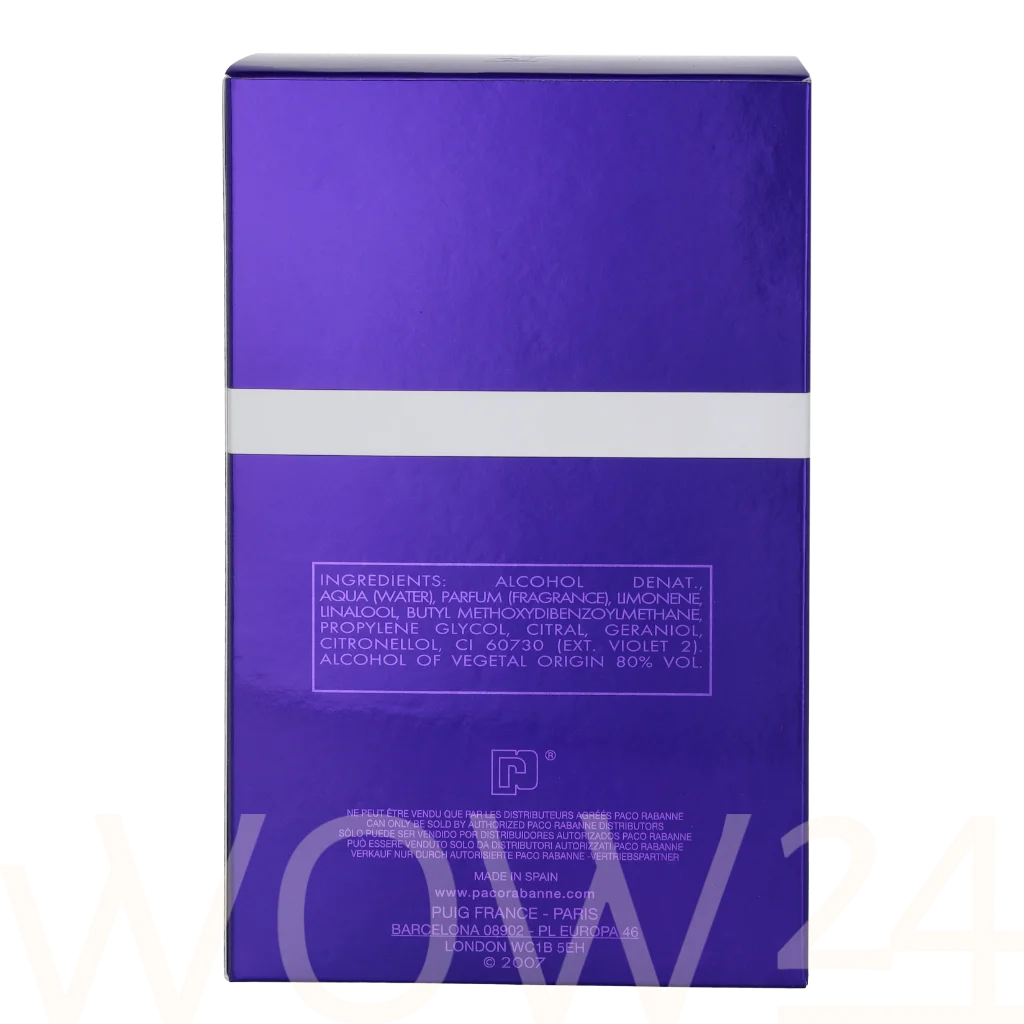 Paco Rabanne Paco Rabanne Ultraviolet Man Edt Spray 100 ml kvepalai Vyrams EDT