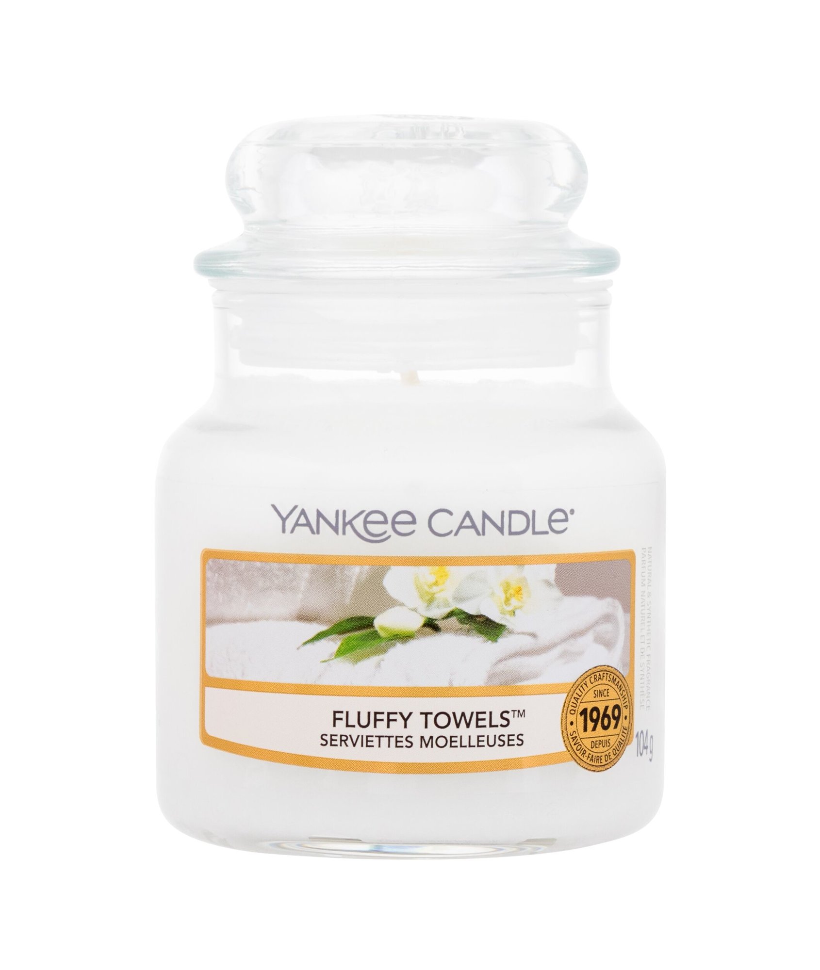 Yankee Candle Fluffy Towels 104g Kvepalai Unisex Scented Candle