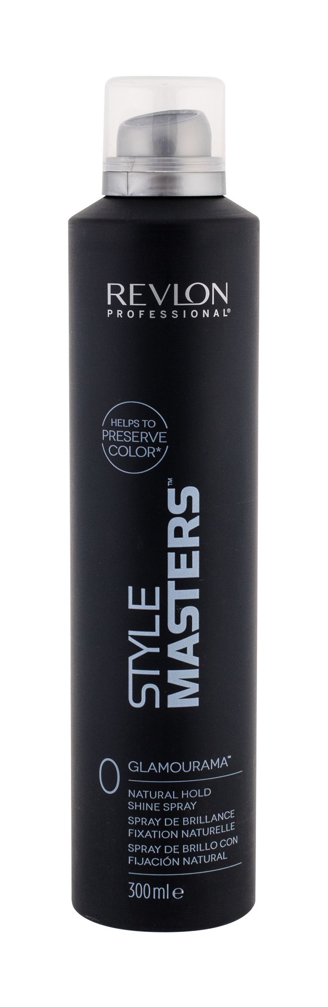 Revlon Style Masters Shine Spray Glamourama Plaukų blizgesiui 300 ml Damaged box