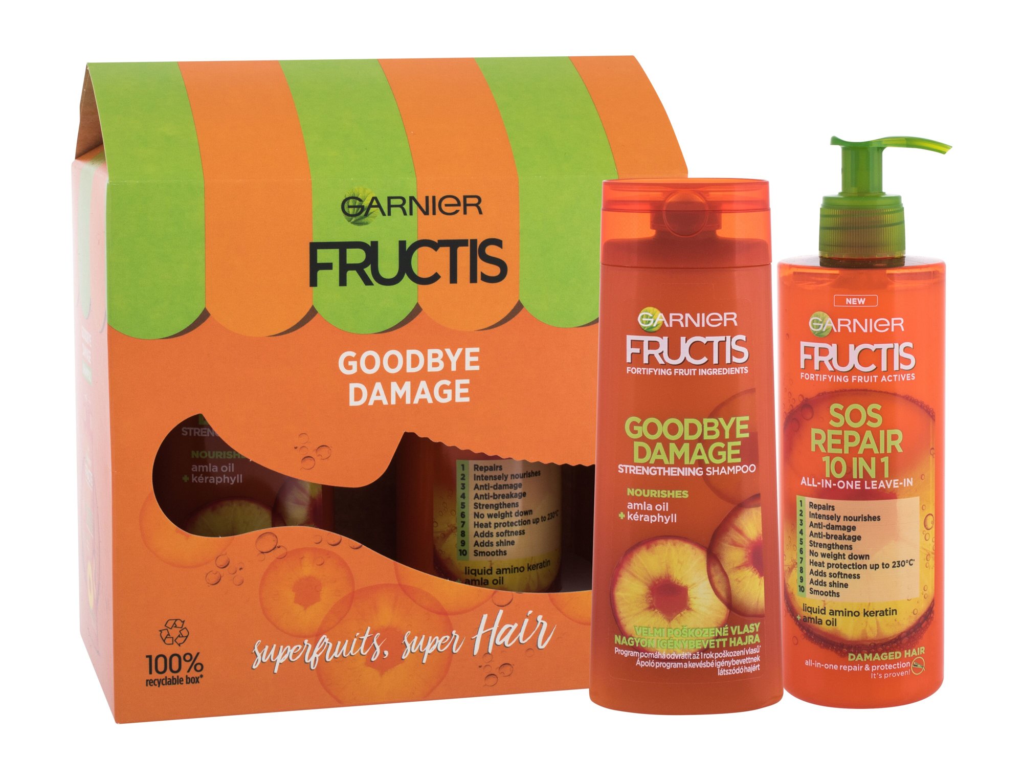 Garnier Fructis Goodbye Damage &scaron;ampūnas