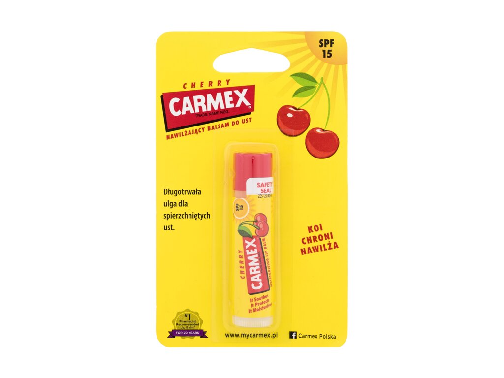 Carmex Cherry 4,25g lūpų balzamas (Pažeista pakuotė)