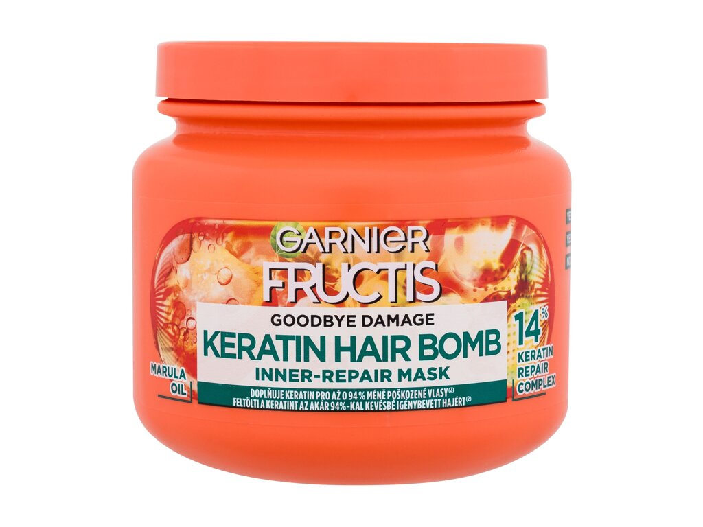 Garnier Fructis Goodbye Damage Keratin Hair Bomb plaukų kaukė