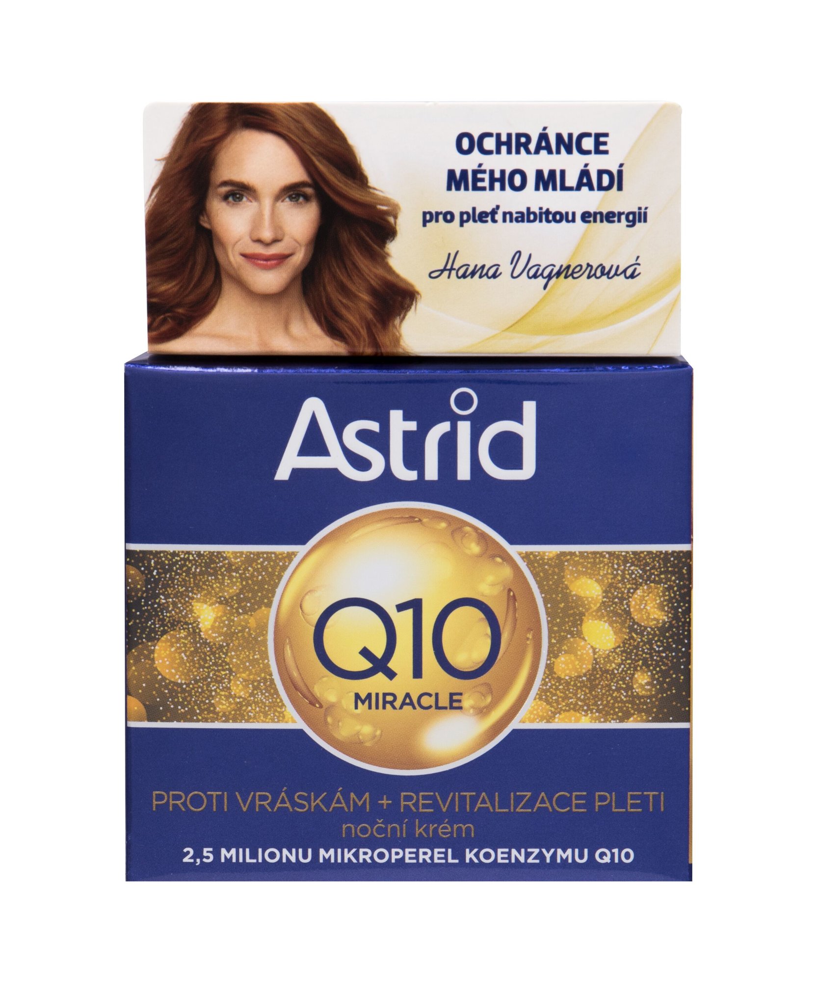 Astrid Q10 Miracle 50ml naktinis kremas (Pažeista pakuotė)