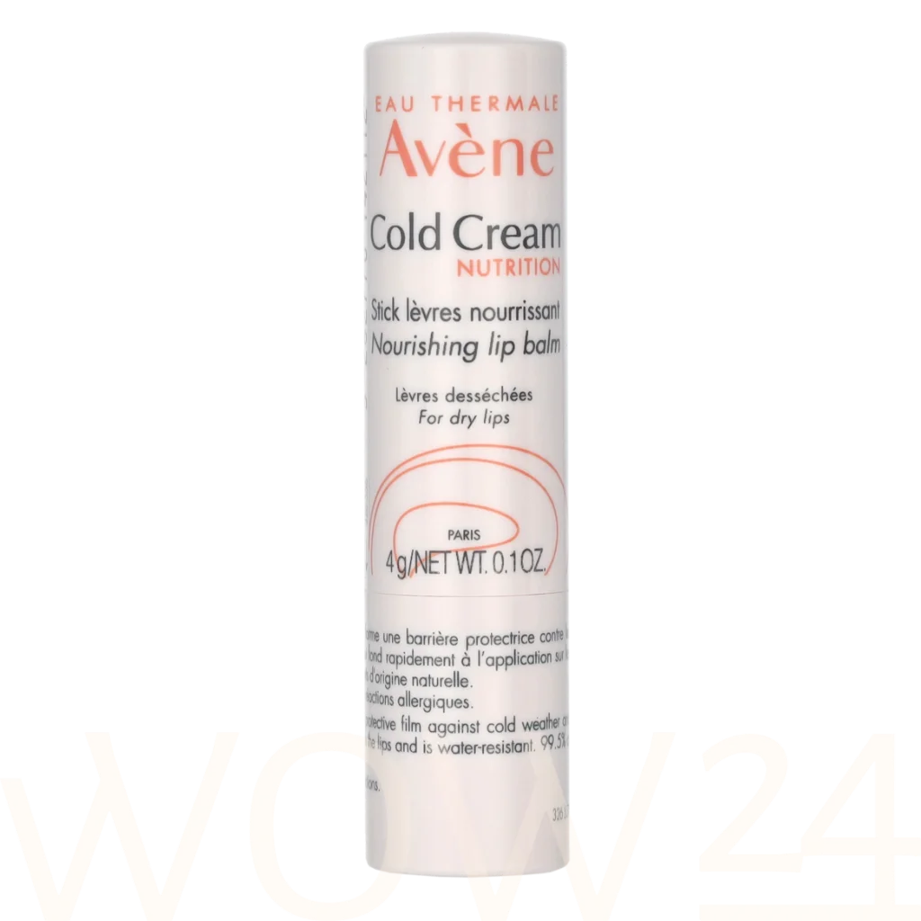 Avene Avene Cold Cream Nourishing Lip Balm 4 g natūrali veido odos priežiūros priemonė