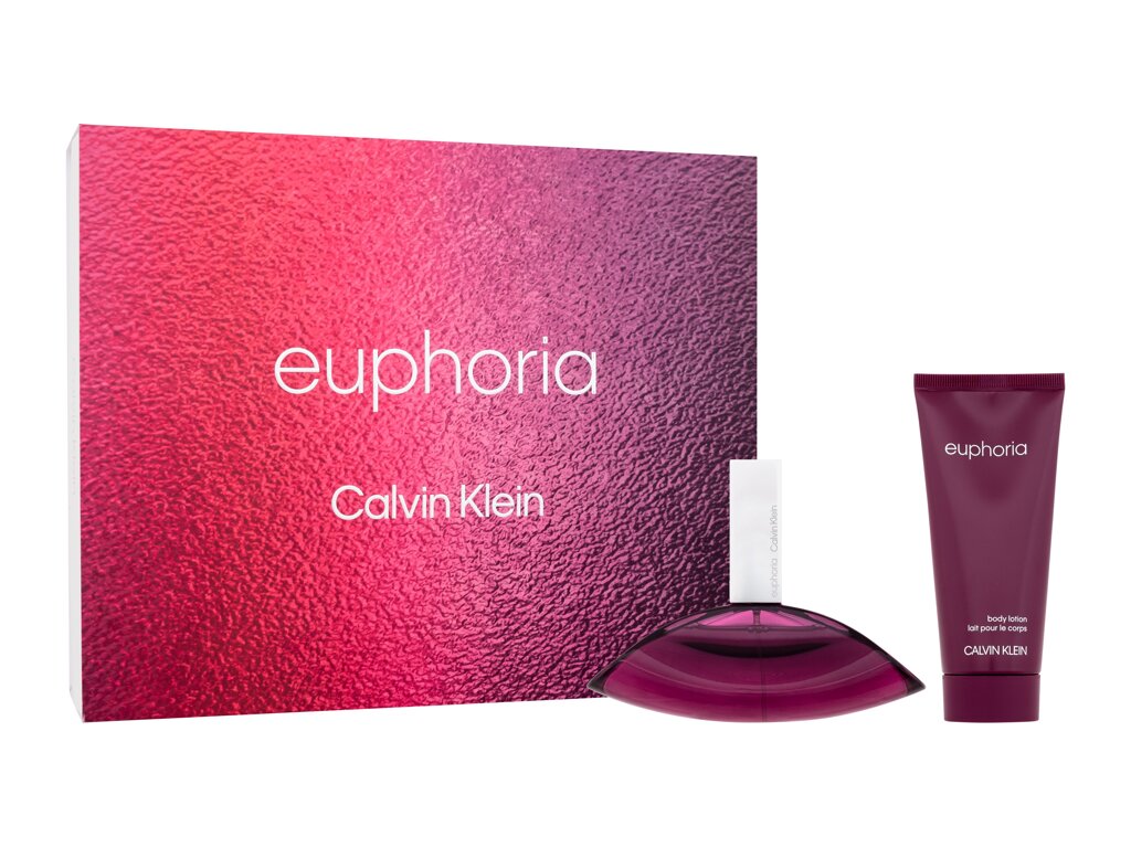Calvin Klein Euphoria Eau De Parfum 100 ml Edp 100 ml + Body Lotion 100 ml Damaged box Set