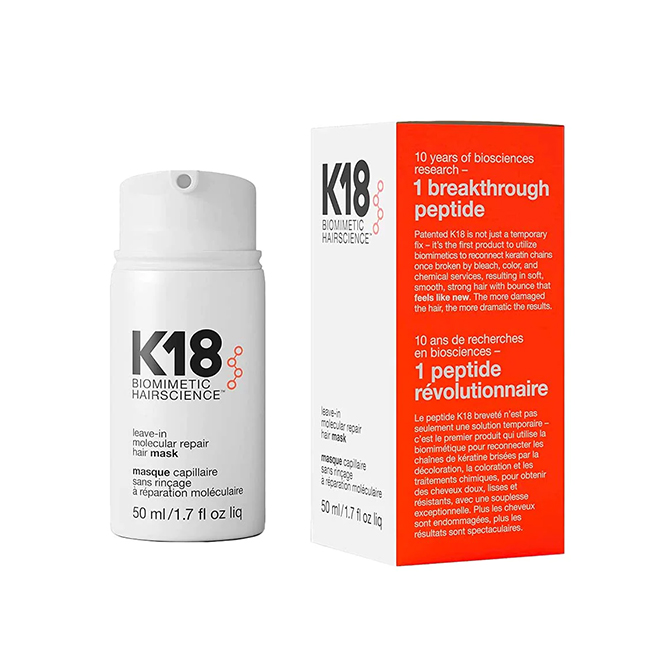 K18 Leave-In Molecular Repair Hair Mask 50ml plaukų kaukė