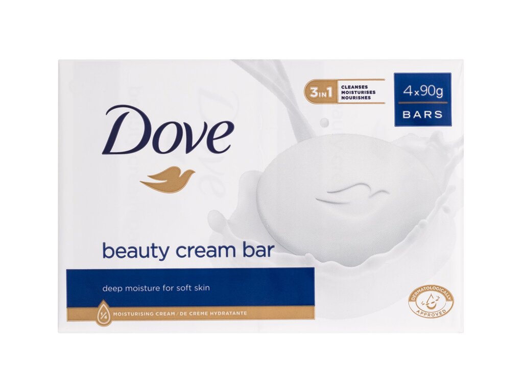 Dove Original Beauty Cream Bar Kietasis muilas 4x90 ml Damaged box