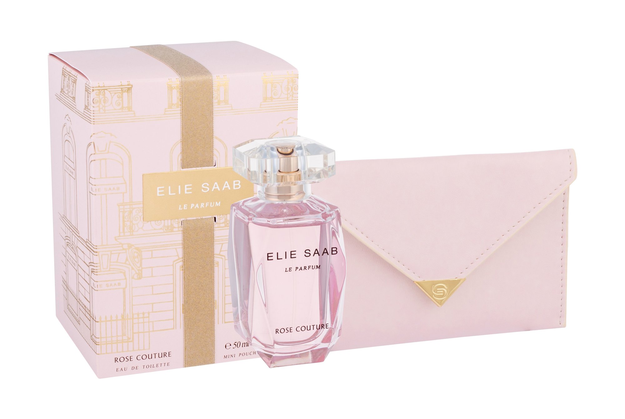 Elie Saab Le Parfum Rose Couture 50ml Edt 50 ml + Case Kvepalai Moterims EDT Rinkinys
