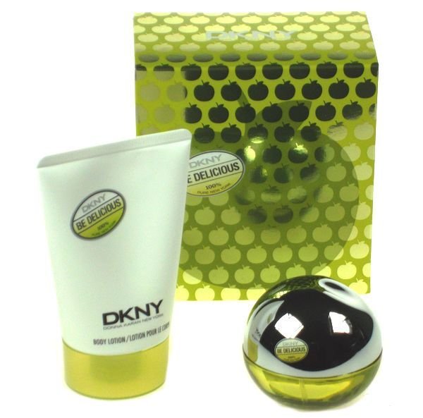 DKNY Be Delicious 30ml Edp 30ml + 100ml Body lotion Kvepalai Moterims EDP Rinkinys (Pažeista pakuotė)