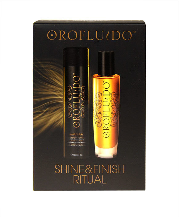 Orofluido Beauty Elixir 125ml 50ml Orofluido Elixir + 75ml Orofluido Hairspray plaukų aliejus Rinkinys