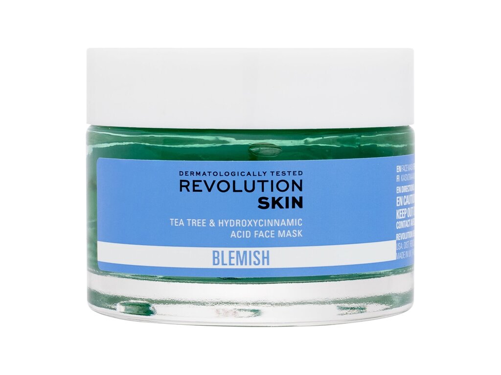 Revolution Skincare Blemish Tea Tree & Hydroxycinnamic Acid Face Mask Veido kaukė