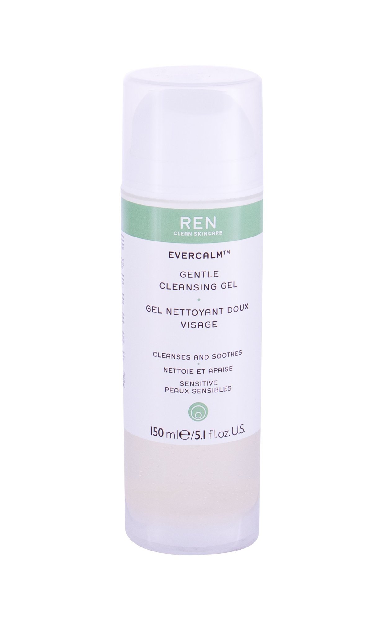 Ren Clean Skincare Evercalm Gentle Cleansing veido gelis