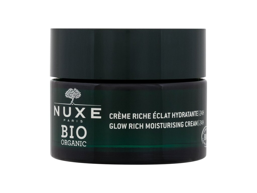 Nuxe Bio Organic Citrus Cells Glow Rich Moisturising Cream dieninis kremas