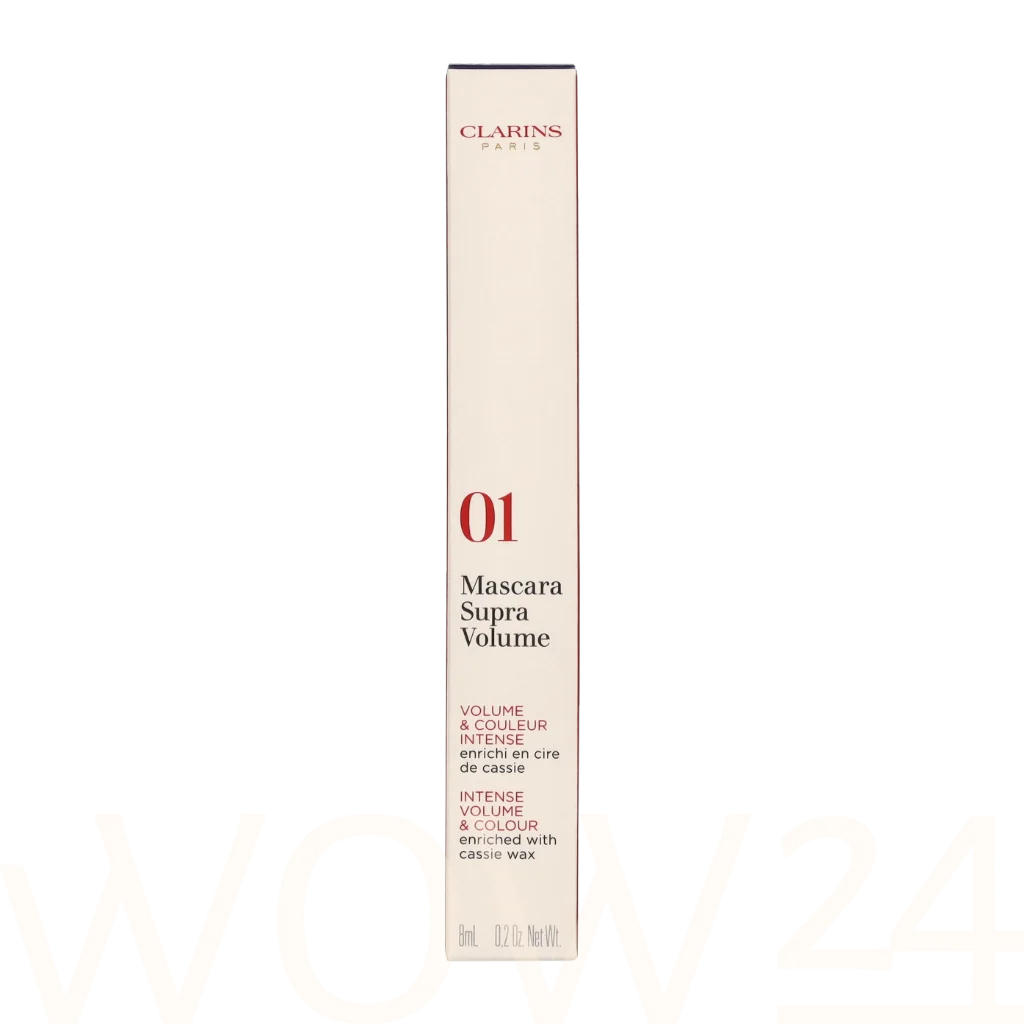 Clarins Density mascara (Volume Mascara) 8 ml 01 Intense Black blakstienų tu&scaron;as