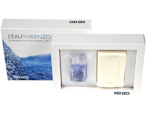 Kenzo L´eau par Kenzo 5ml Edt 5 ml + 50ml Solid soap kvepalų mėginukas Vyrams EDT Rinkinys