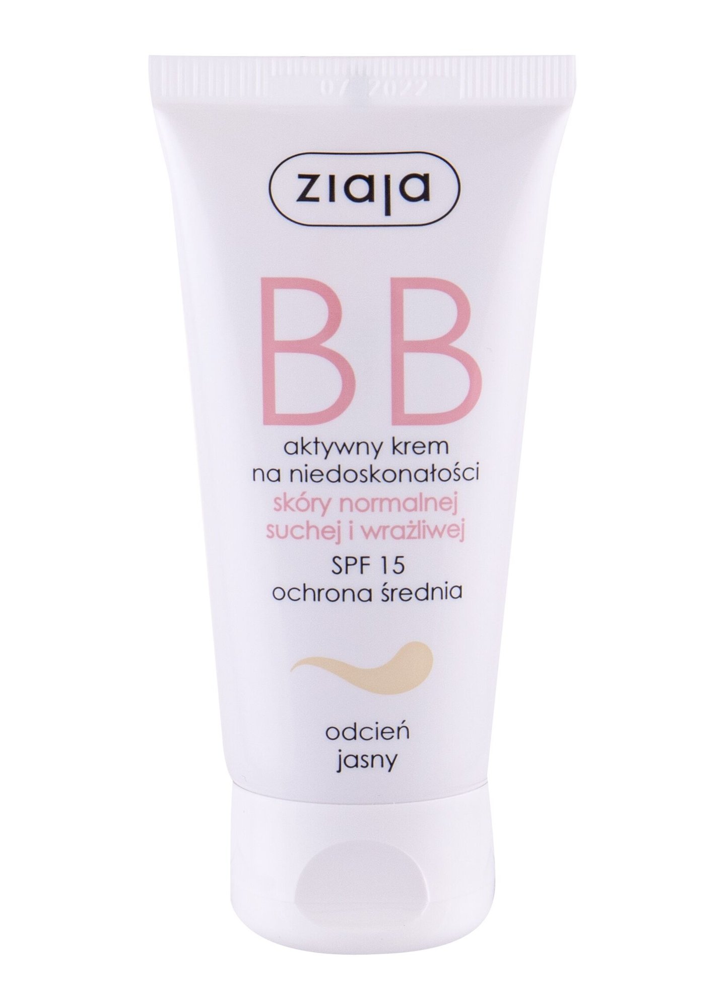 Ziaja BB Cream Normal and Dry Skin 50ml BB kremas (Pažeista pakuotė)