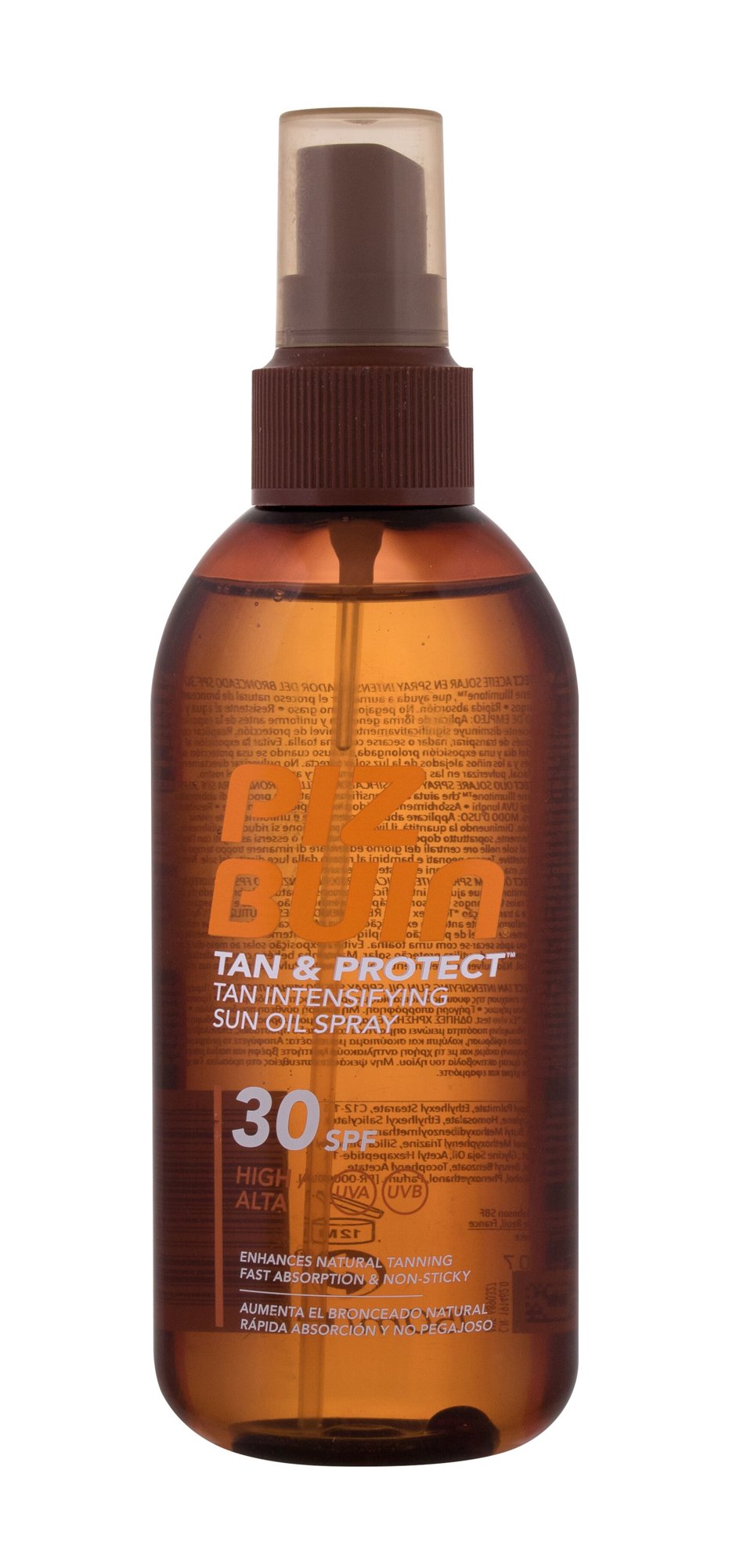 PIZ BUIN Tan & Protect Tan Intensifying Oil Spray Kūno losjonas nuo saulės 150 ml Damaged box