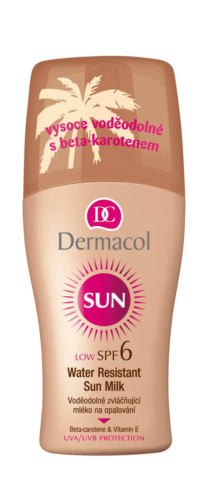 Dermacol Sun Milk Spray SPF6 įdegio losjonas