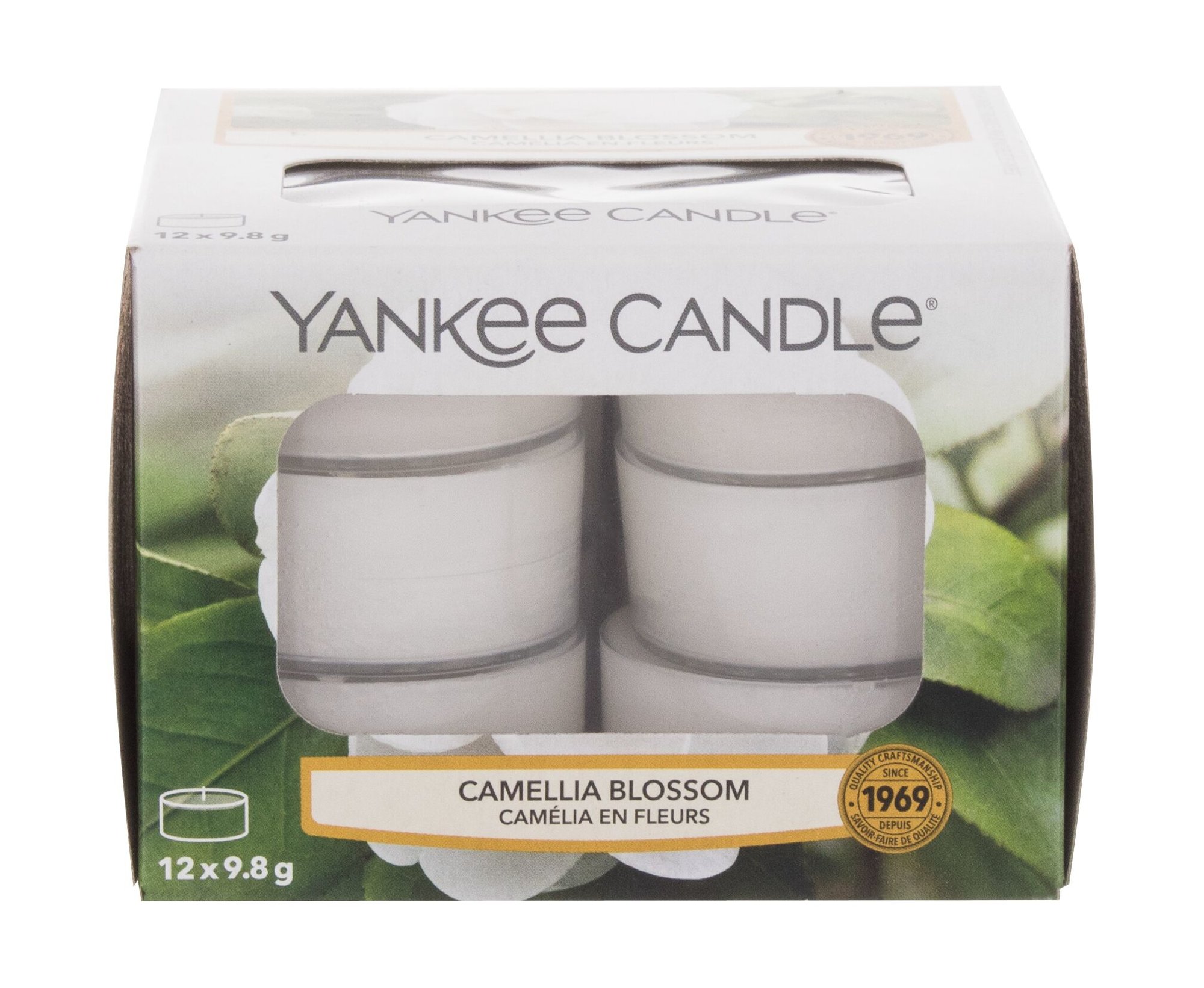 Yankee Candle Camellia Blossom 117,6g Kvepalai Unisex Scented Candle (Pažeista pakuotė)