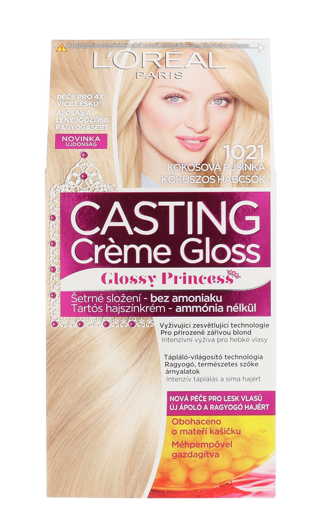 L´Oréal Paris Casting Creme Gloss Glossy Princess 48ml moteriška plaukų priemonė (Pažeista pakuotė)