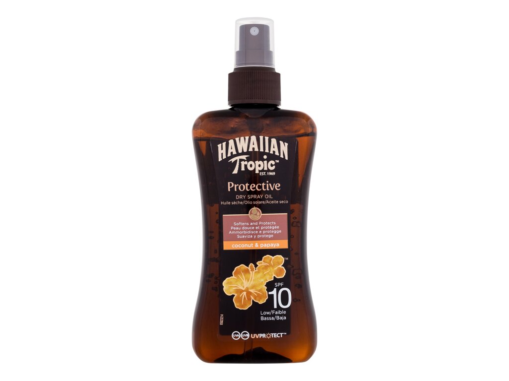 Hawaiian Tropic Protective Dry Spray Oil įdegio losjonas