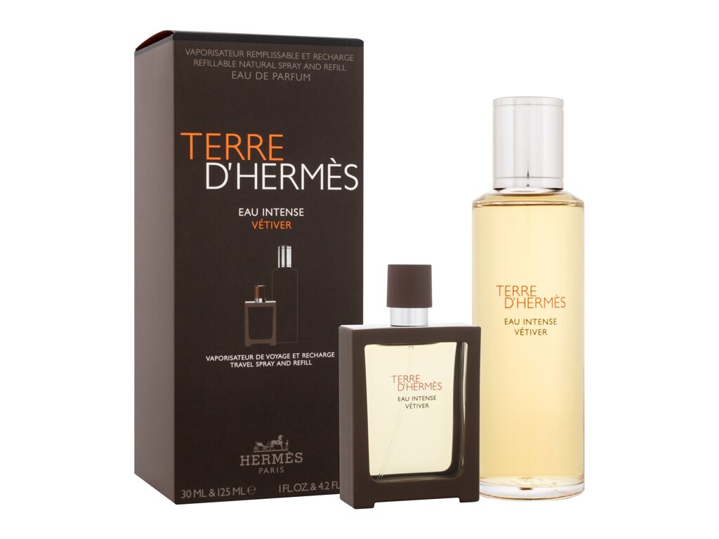 Hermes Terre d´Hermes Eau Intense Vétiver 30ml Edp 30 ml + Edp Filling 125 ml Kvepalai Vyrams EDP Rinkinys