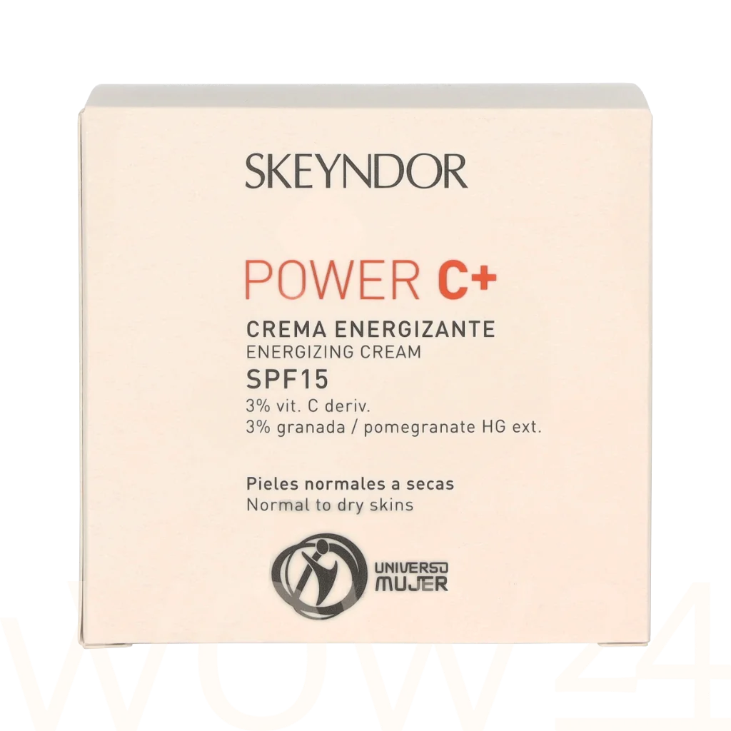 Skeyndor Power C+ Energizing SPF15 skaistinantis kremas normaliai ir sausai veido odai 50 ml Moterims