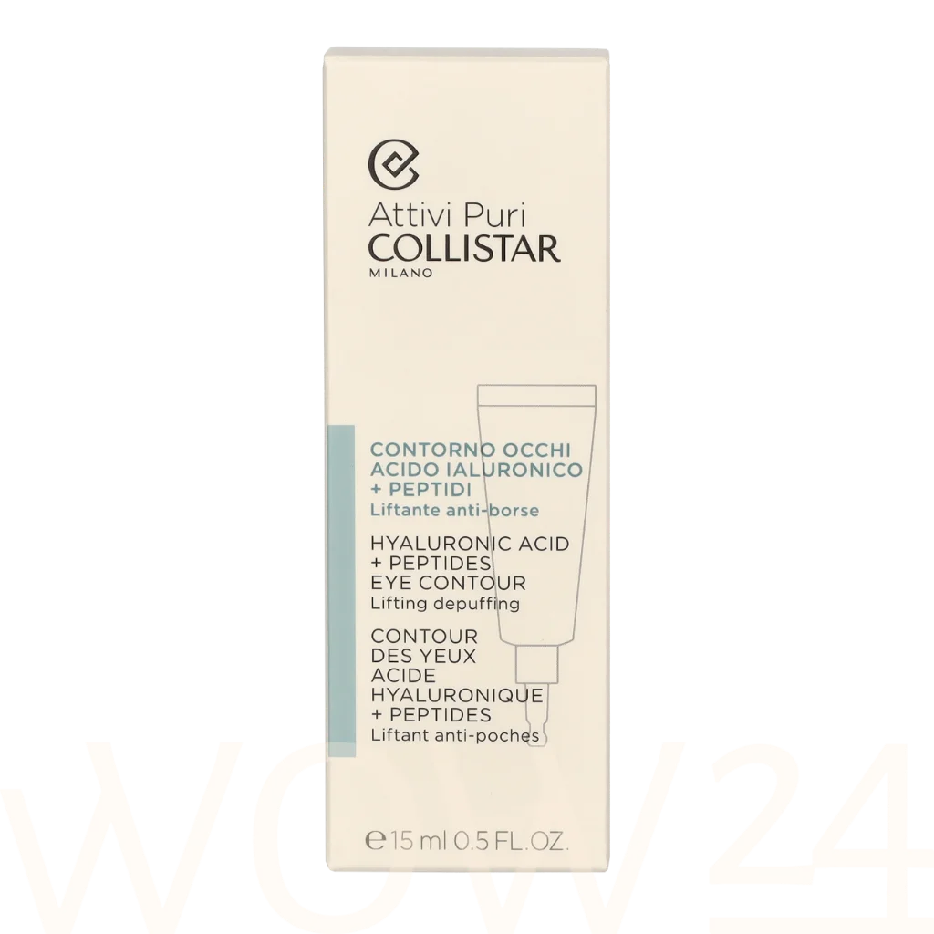  Collistar Hyaluronic Acid + Peptides Eye Contour 15 ml paakių gelis